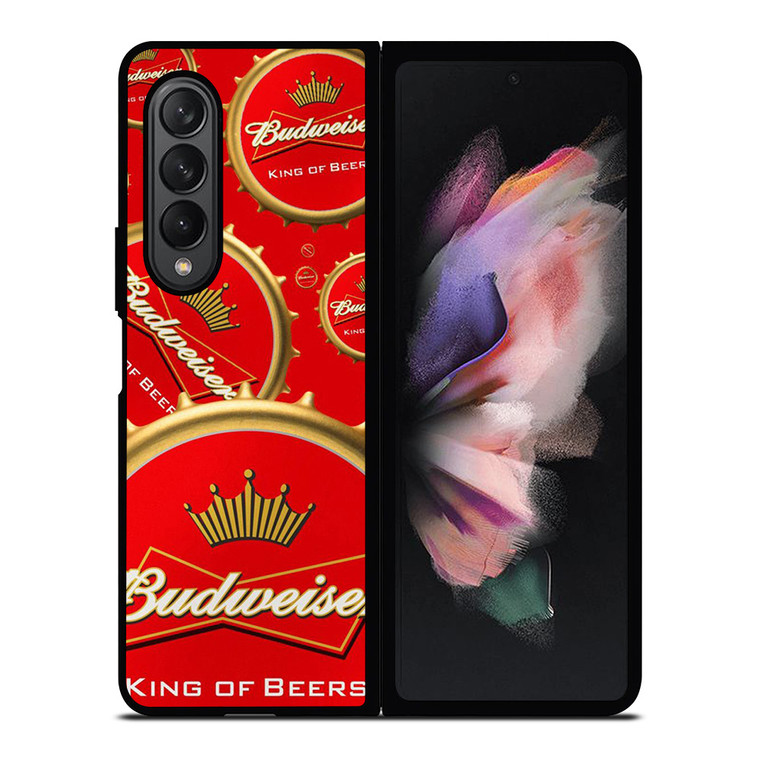BUDWEISER BOTTLE CAP LOGO Samsung Galaxy Z Fold 3 Case Cover