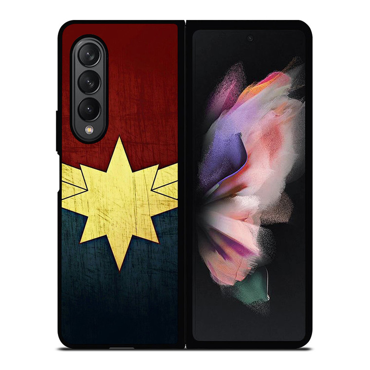 CAPTAIN MARVEL LOGO 2 Samsung Galaxy Z Fold 3 Case Cover