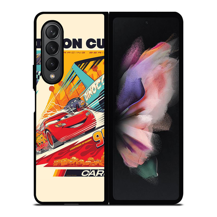 CARS DISNEY PISTON CUP Samsung Galaxy Z Fold 3 Case Cover CARS DISNEY PISTON CUP Samsung Galaxy Z Fold 3 Case Cover