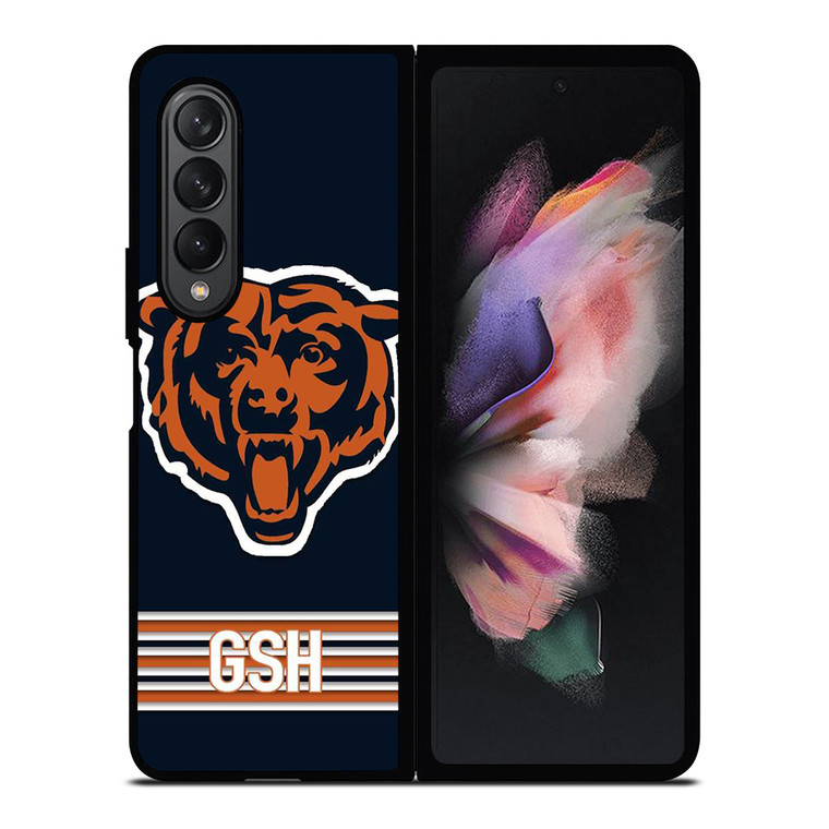 CHICAGO BEARS LOGO EMBLEM Samsung Galaxy Z Fold 3 Case Cover