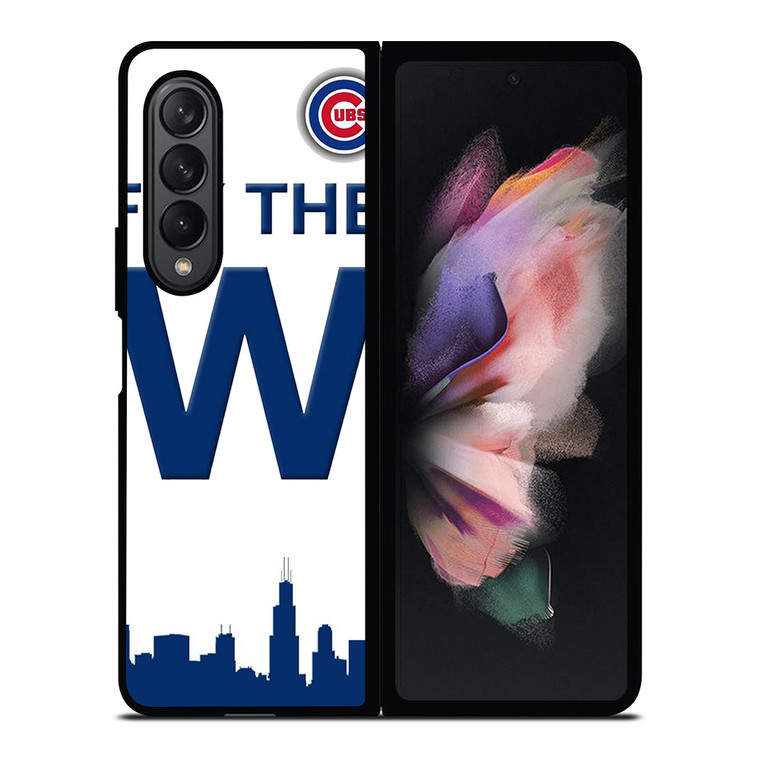 Chicago Cubs Mlb Icon Samsung Galaxy Z Fold 3 Case Cover