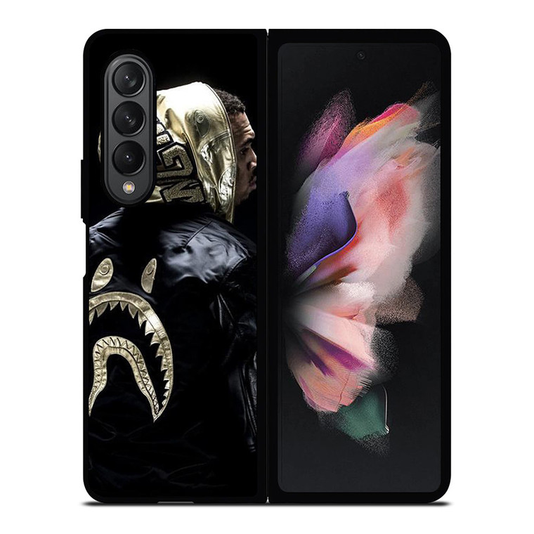 CHRIS BROWN BAPE Samsung Galaxy Z Fold 3 Case Cover