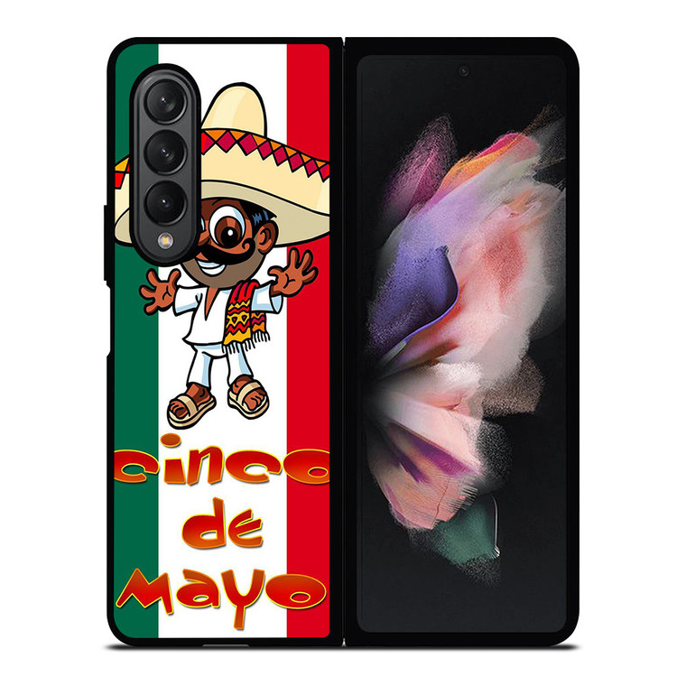 CINCO DE MAYO CARTOON Samsung Galaxy Z Fold 3 Case Cover