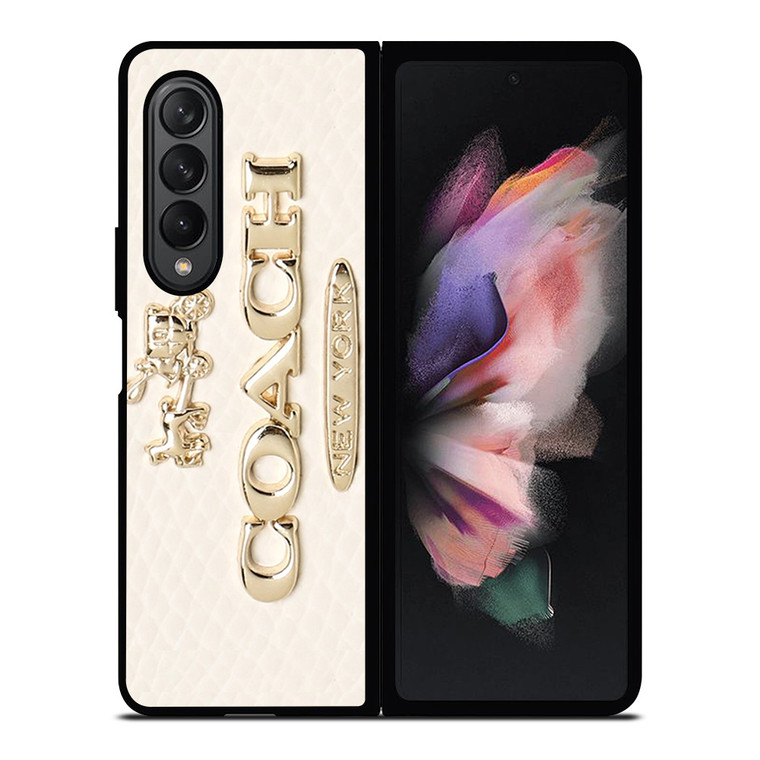 COACH PINK PATTERN MATE Samsung Galaxy Z Fold 3 Case Cover