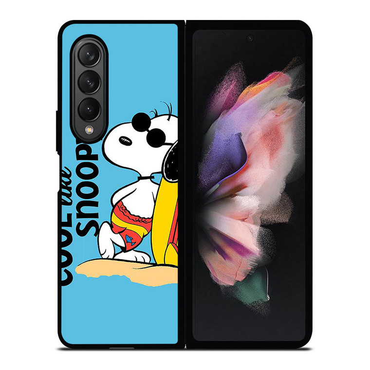 COOL LIKE SNOOPY THE PEANUTS Samsung Galaxy Z Fold 3 Case Cover COOL LIKE SNOOPY THE PEANUTS Samsung Galaxy Z Fold 3 Case Cover