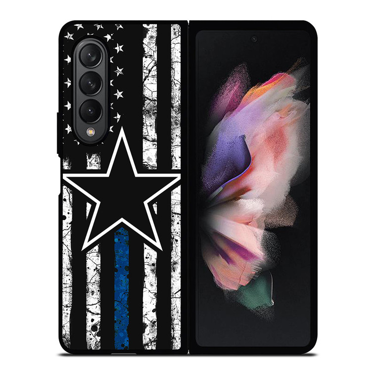 DALLAS COWBOYS THIN BLUE Samsung Galaxy Z Fold 3 Case Cover