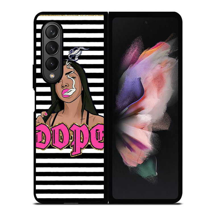 DOPE CIGAR GIRL STRIPE Samsung Galaxy Z Fold 3 Case Cover