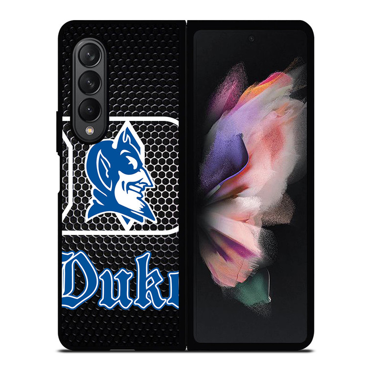 DUKE BLUE DEVILS COLLEGE Samsung Galaxy Z Fold 3 Case Cover DUKE BLUE DEVILS COLLEGE Samsung Galaxy Z Fold 3 Case Cover