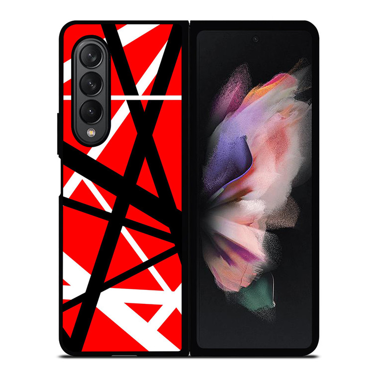 EDDIE VAN HALEN GUITAR STRIPES PATTERN Samsung Galaxy Z Fold 3 Case Cover