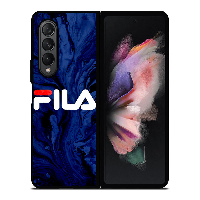 FILA SPORT LOGO MARBLE ART Samsung Galaxy Z Fold 3 Case Cover