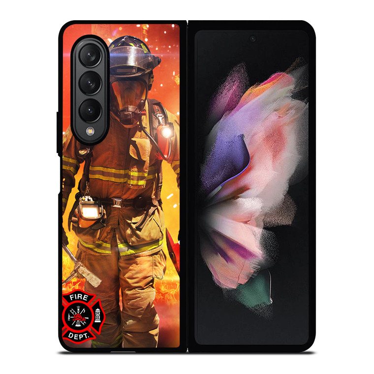 FIREFIGHTER FIREMAN Samsung Galaxy Z Fold 3 Case Cover