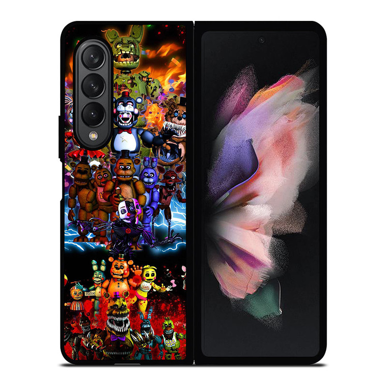FIVE NIGHTS AT FREDDY'S ALL CHARACTERS Samsung Galaxy Z Fold 3 Case Cover