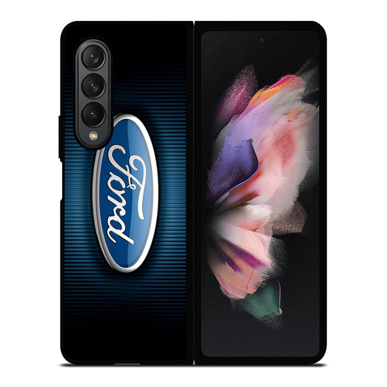 FORD LOGO BLUE STRIPE Samsung Galaxy Z Fold 3 Case Cover