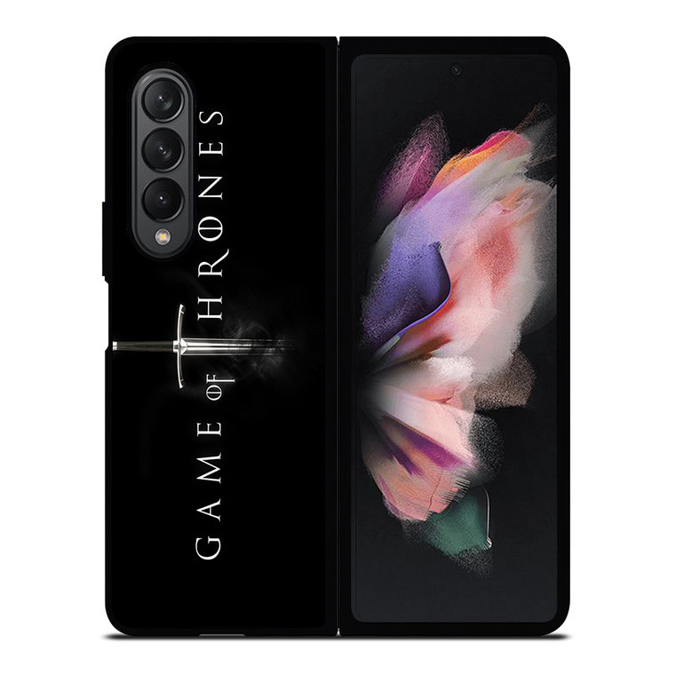 GAME OF THRONES LOGO BLACK Samsung Galaxy Z Fold 3 Case Cover