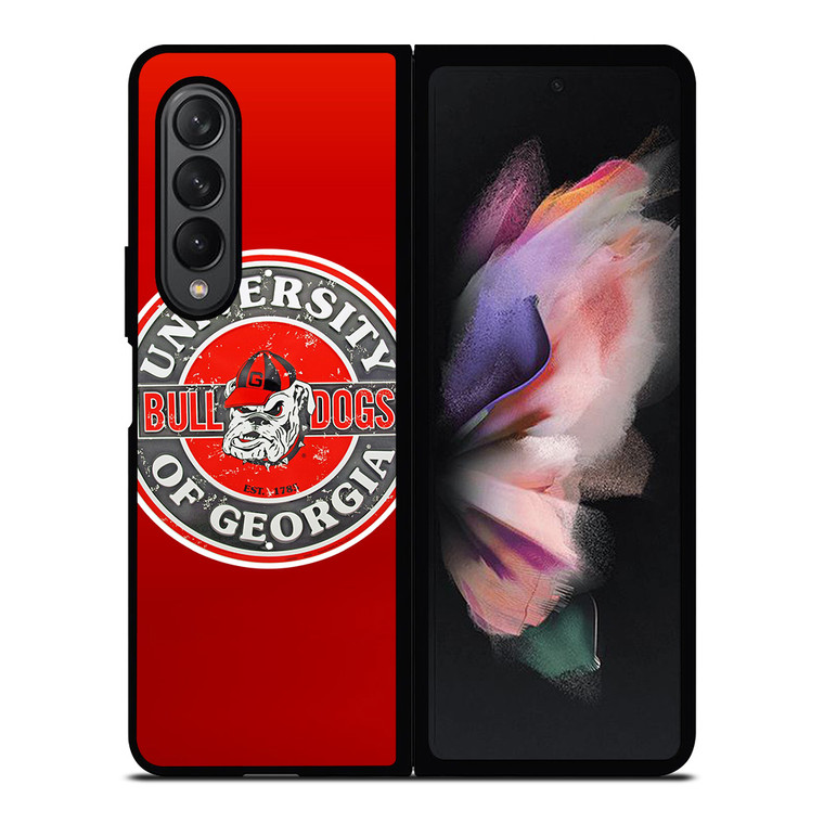 GEORGIA BULLDOGS UGA UNIVERSITY Samsung Galaxy Z Fold 3 Case Cover