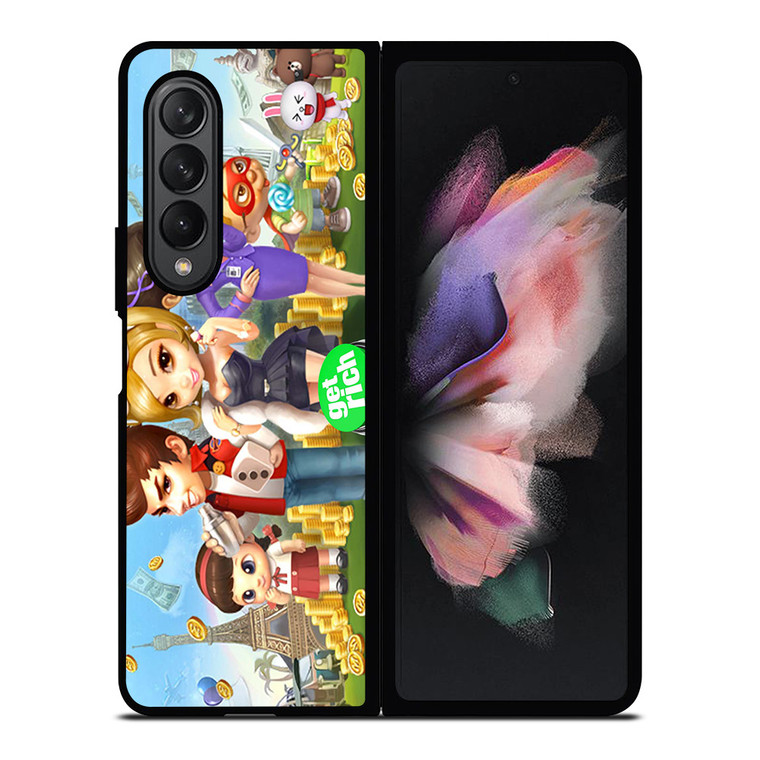 GET RICH GAME Line Samsung Galaxy Z Fold 3 Case Cover