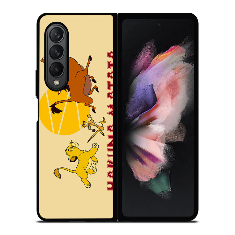 HAKUNA MATATA LION KING Disney Samsung Galaxy Z Fold 3 Case Cover HAKUNA MATATA LION KING Disney Samsung Galaxy Z Fold 3 Case Cover