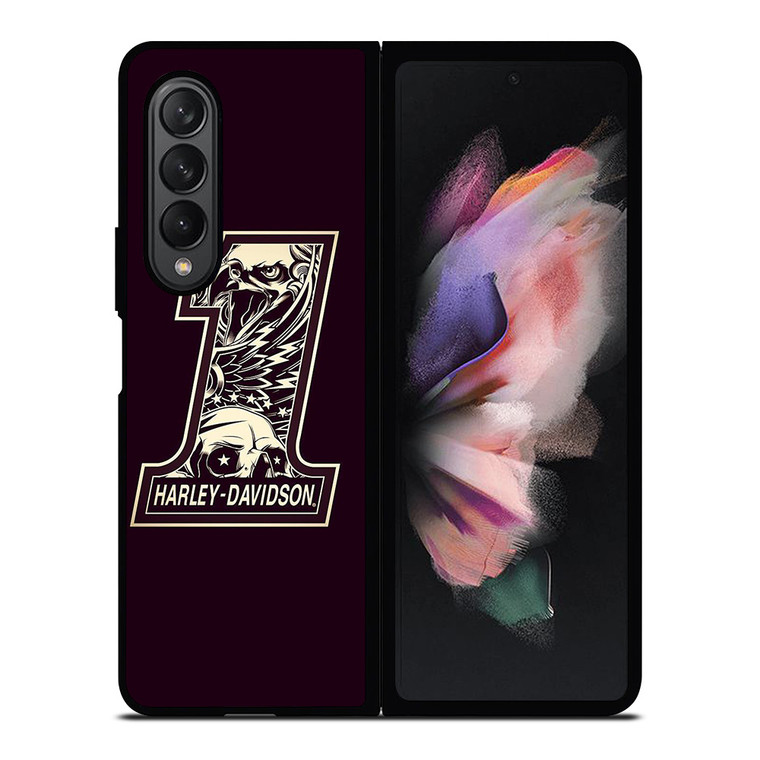 HARLEY DAVIDSON LOGO 1 SKULL LOGO Samsung Galaxy Z Fold 3 Case Cover
