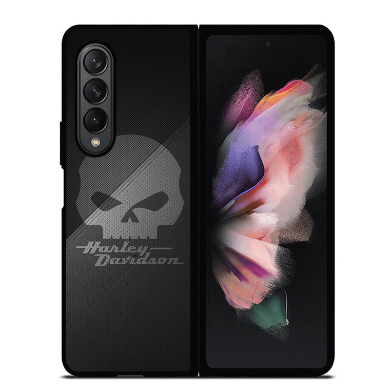 HARLEY DAVIDSON LOGO SKULL 3 Samsung Galaxy Z Fold 3 Case Cover