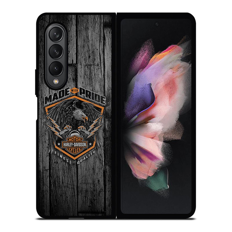 HARLEY DAVIDSON MADE WITH PRIDE Samsung Galaxy Z Fold 3 Case Cover