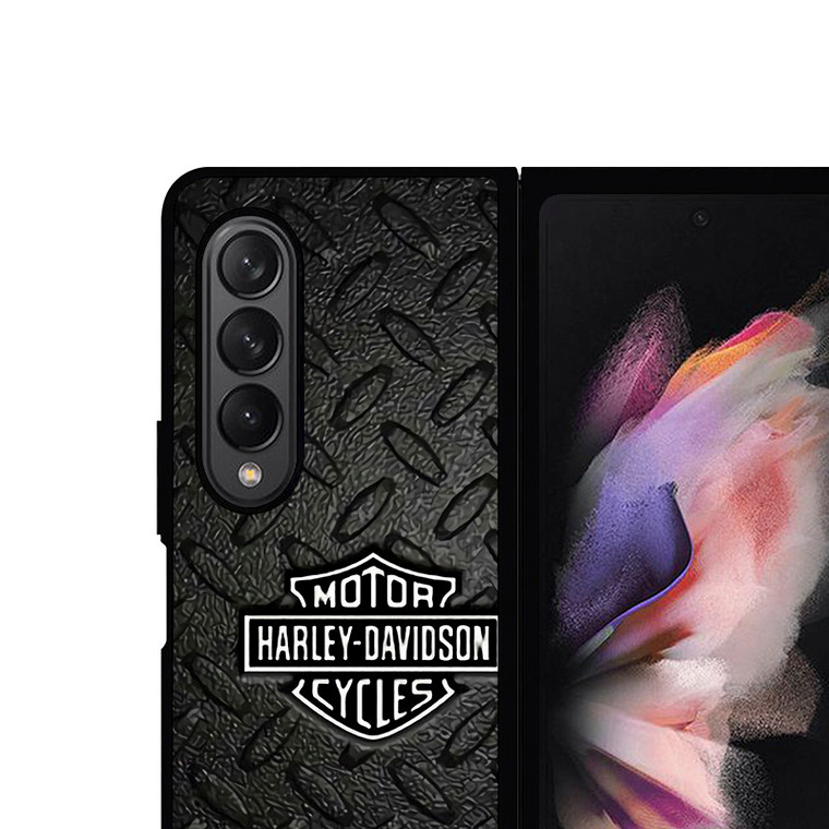 HARLEY DAVIDSON MOTORCYCLE LOGO 3 Samsung Galaxy Z Fold 3 Case Cover
