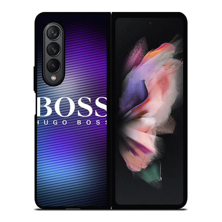 HUGO BOSS STRIPE LOGO Samsung Galaxy Z Fold 3 Case Cover