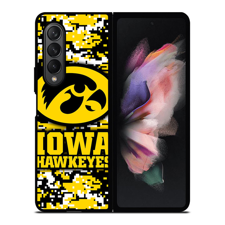 IOWA HAWKEYES CAMO Samsung Galaxy Z Fold 3 Case Cover