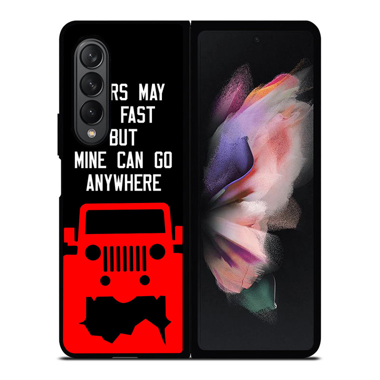 JEEP YOURS MAY GO FAST Samsung Galaxy Z Fold 3 Case Cover