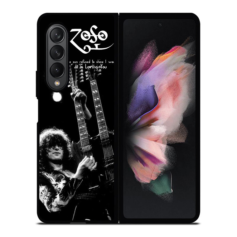 JIMMY PAGE LED ZEPPELIN Samsung Galaxy Z Fold 3 Case Cover