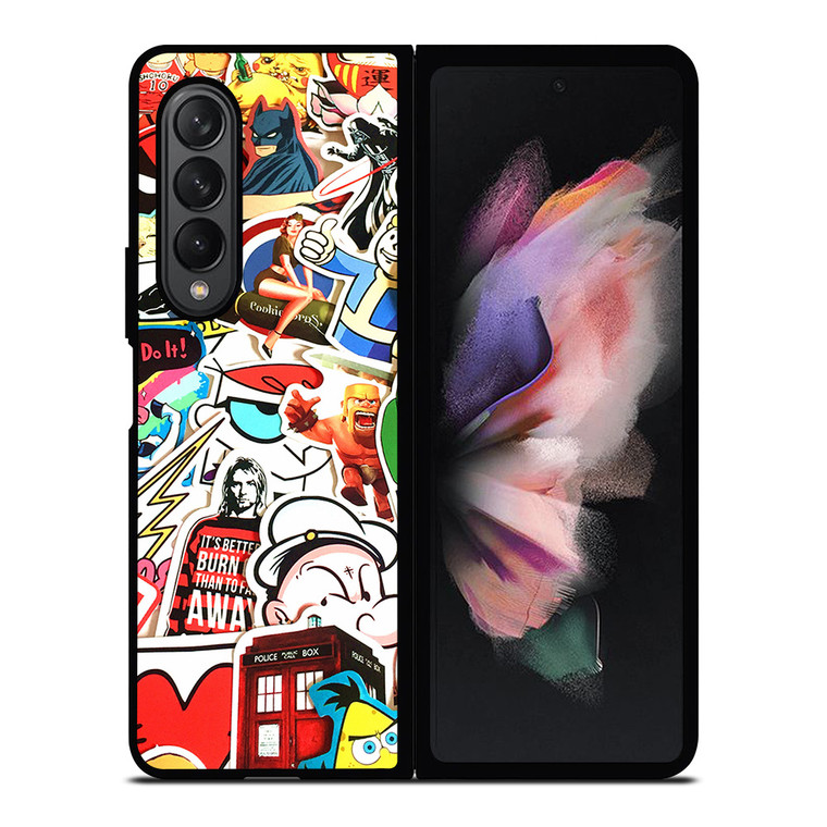 JMD STYLING STICKERS BOMB Samsung Galaxy Z Fold 3 Case Cover