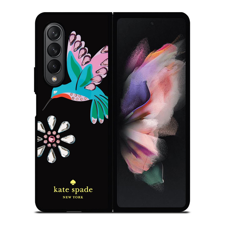 KATE SPADE BIRD FLOWER Samsung Galaxy Z Fold 3 Case Cover