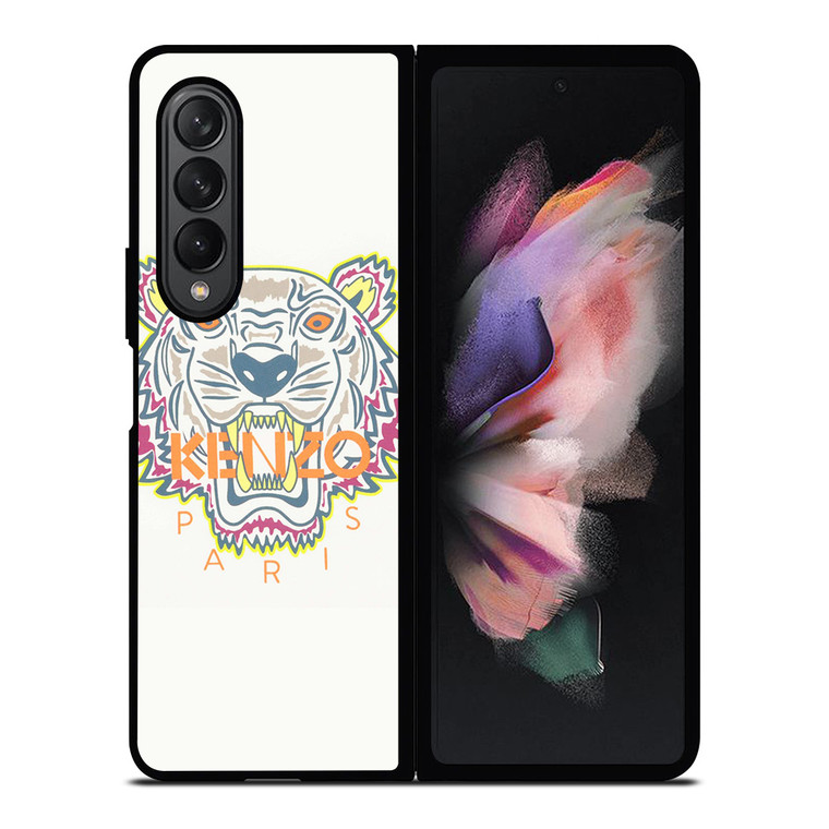 KENZO PARIS WHITE Samsung Galaxy Z Fold 3 Case Cover