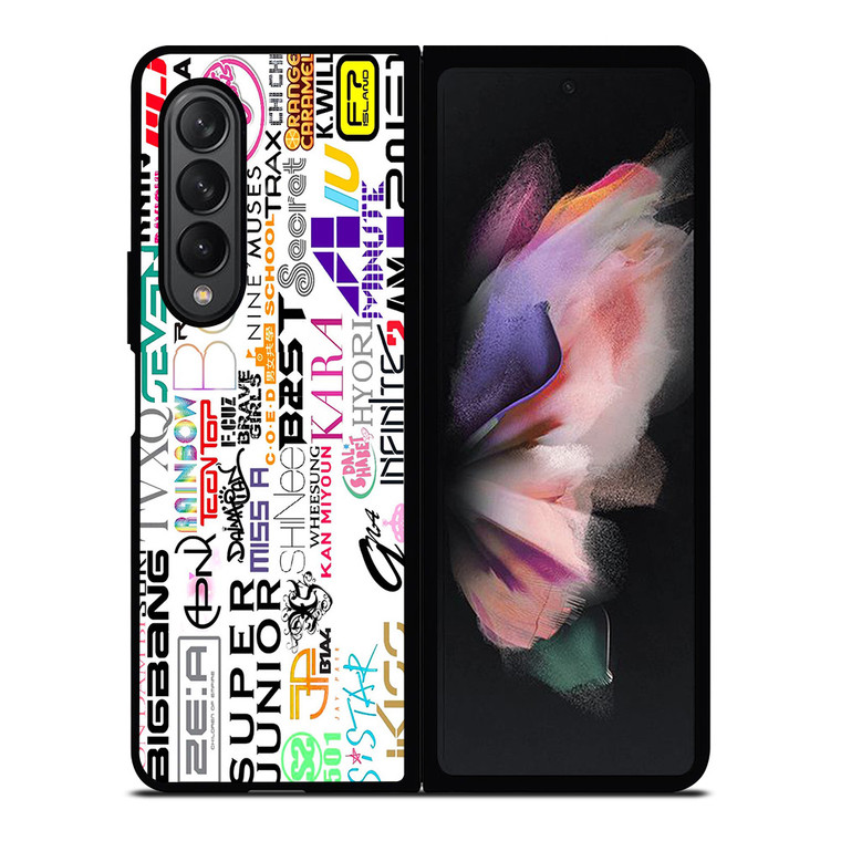 KPOP ALL BAND Samsung Galaxy Z Fold 3 Case Cover