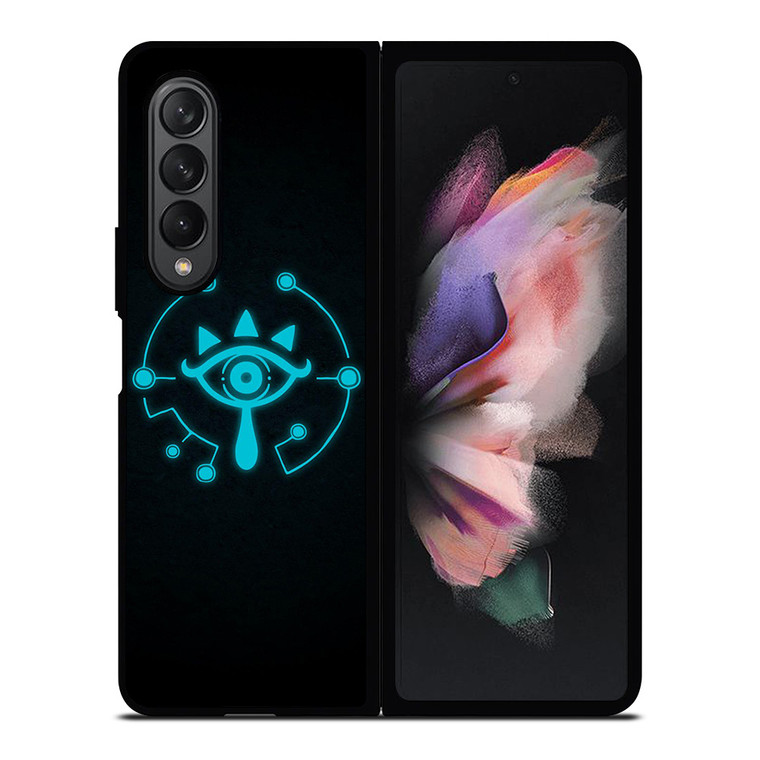 LEGEND OF ZELDA SHEIKAH SLATE EYE LOGO BLUE Samsung Galaxy Z Fold 3 Case Cover