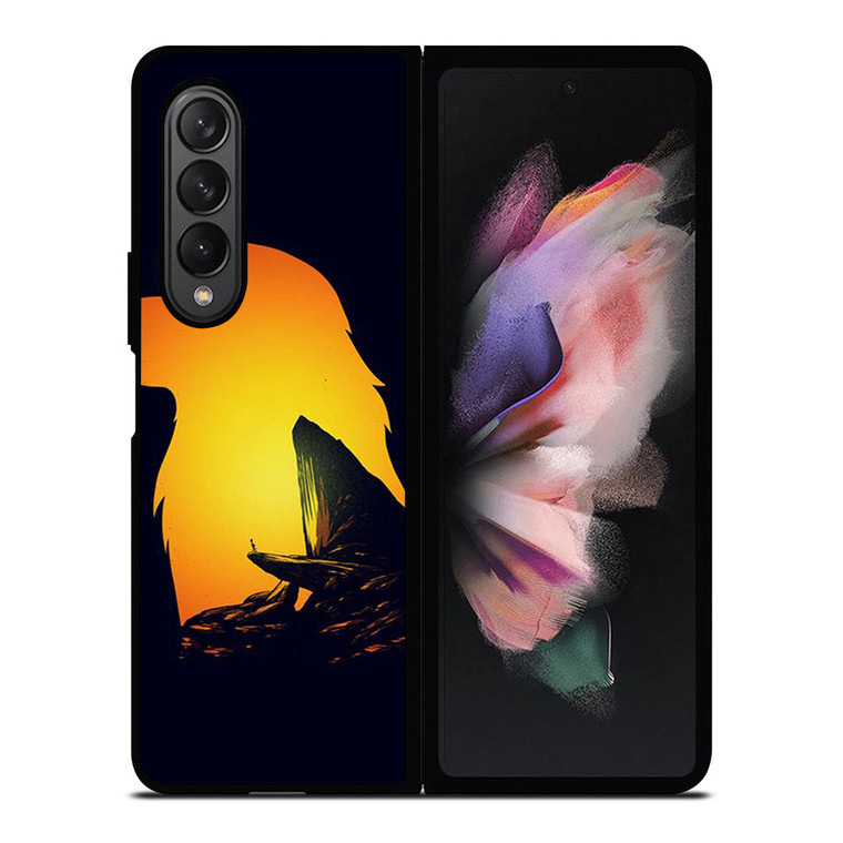 LION KING PRIDE ROCK Samsung Galaxy Z Fold 3 Case Cover LION KING PRIDE ROCK Samsung Galaxy Z Fold 3 Case Cover