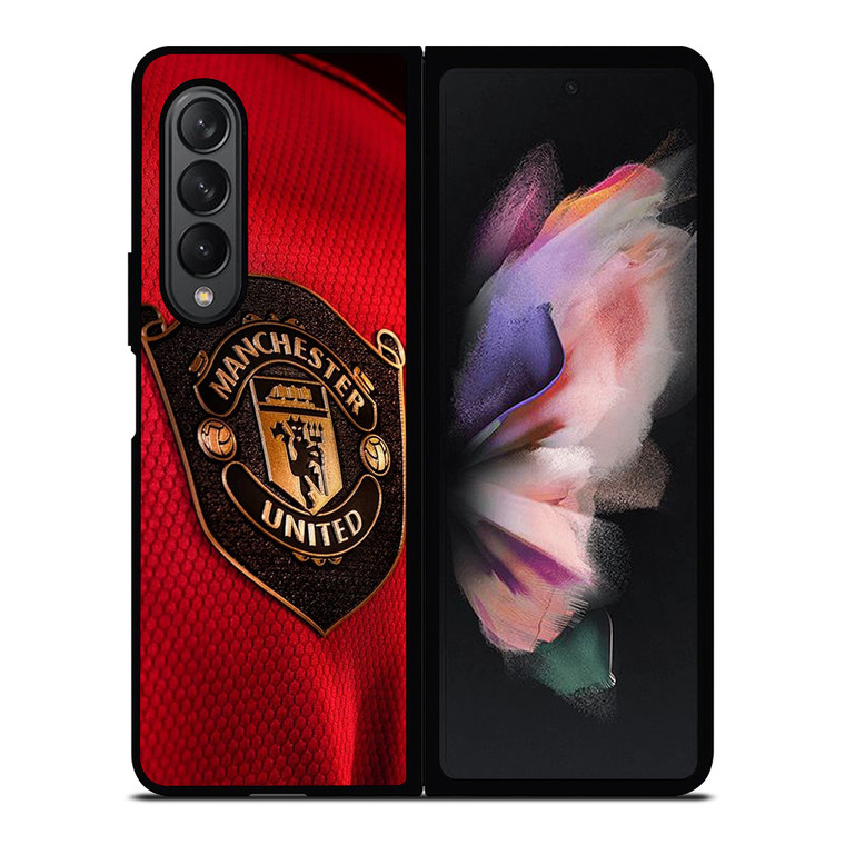 MANCHESTER UNITED LOGO JERSEY Samsung Galaxy Z Fold 3 Case Cover