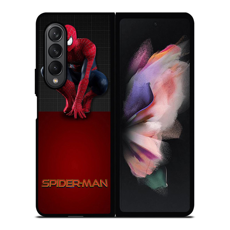 MARVEL SPIDERMAN SHOWING ACTION Samsung Galaxy Z Fold 3 Case Cover