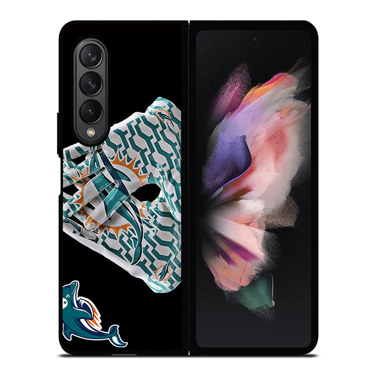 MIAMI DOLPHINS FOOTBALL Samsung Galaxy Z Fold 3 Case Cover