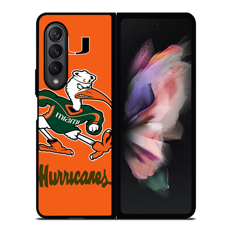 MIAMI HURRICANES LOGO Samsung Galaxy Z Fold 3 Case Cover