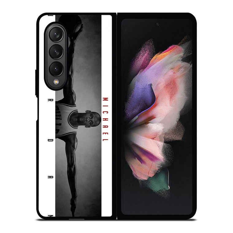 MICHAEL JORDAN CHICAGO BULLS 3 Samsung Galaxy Z Fold 3 Case Cover