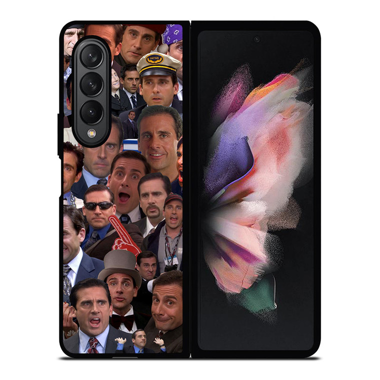 MICHAEL SCOTT COLLAGE Samsung Galaxy Z Fold 3 Case Cover