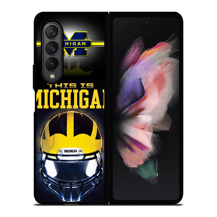 MICHIGAN WOLVERINES FOOTBALL Samsung Galaxy Z Fold 3 Case Cover