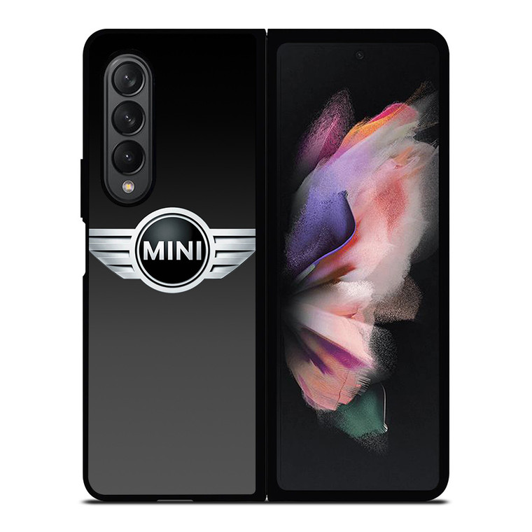 MINI COPER BLACK LOGO Samsung Galaxy Z Fold 3 Case Cover