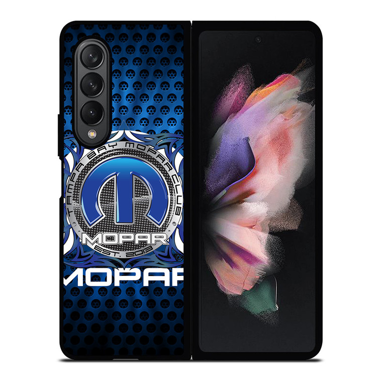 MOPAR METAL LOGO 1 Samsung Galaxy Z Fold 3 Case Cover MOPAR METAL LOGO 1 Samsung Galaxy Z Fold 3 Case Cover