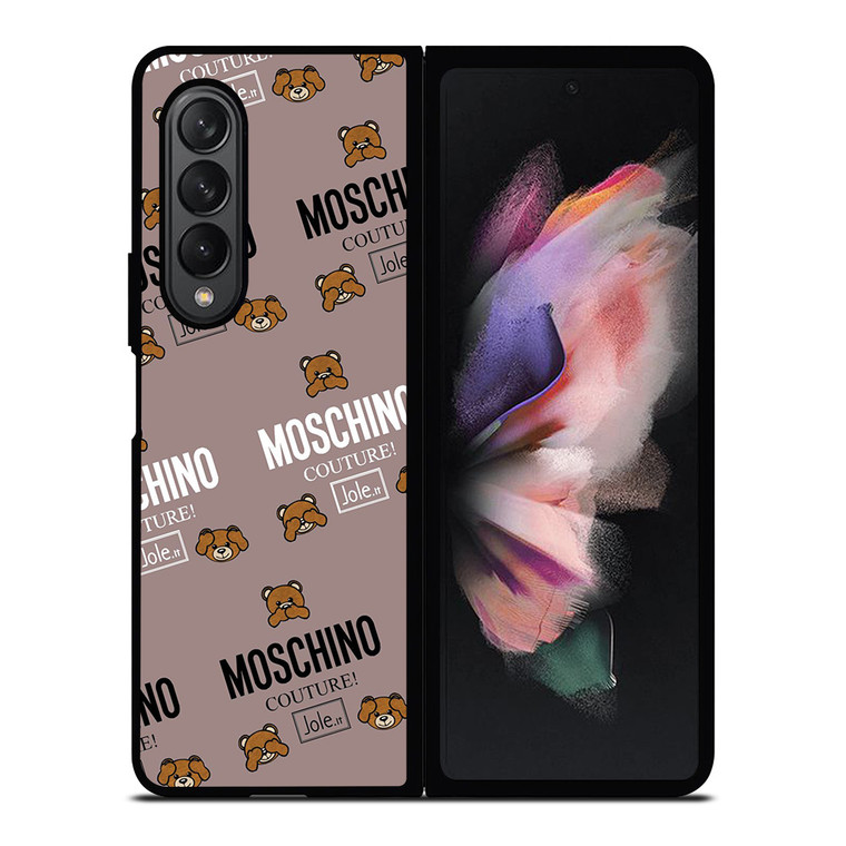 MOSCHINO COUTURE LOGO Samsung Galaxy Z Fold 3 Case Cover