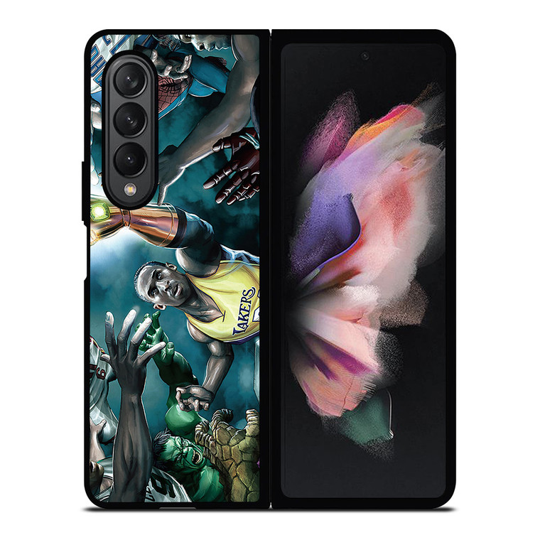 NBA KOBE BRYANTS MARVEL HEROES Samsung Galaxy Z Fold 3 Case Cover