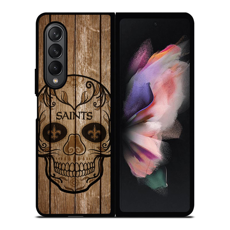 NEW ORLEANS SAINTS SKULL 2 Samsung Galaxy Z Fold 3 Case Cover