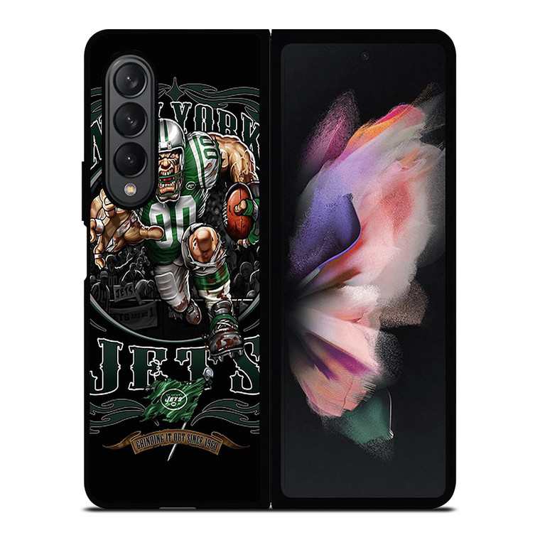 NEW YORK JETS GRINDING OUT SINCE 1960 Samsung Galaxy Z Fold 3 Case Cover