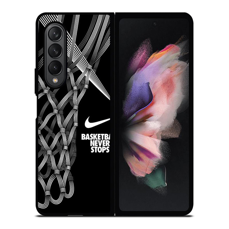 NIKE BASKETBALL NEVER STOPS ART Samsung Galaxy Z Fold 3 Case Cover NIKE BASKETBALL NEVER STOPS ART Samsung Galaxy Z Fold 3 Case Cover