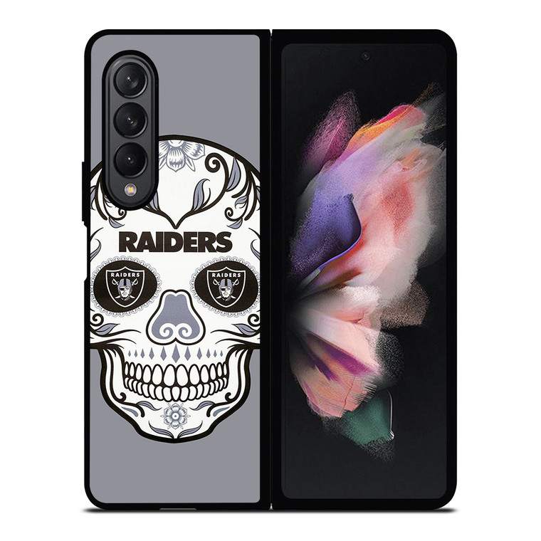 OAKLAND RAIDERS SKULL Samsung Galaxy Z Fold 3 Case Cover